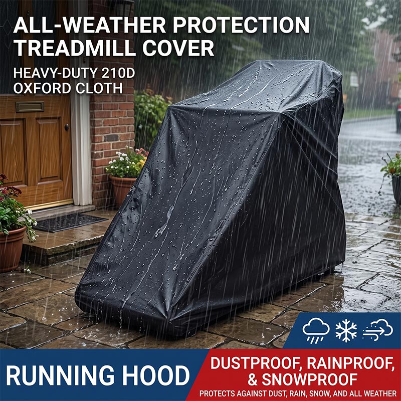 Outdoor Sport Jas - 210D Oxford Cloth Treadmill Cover Black