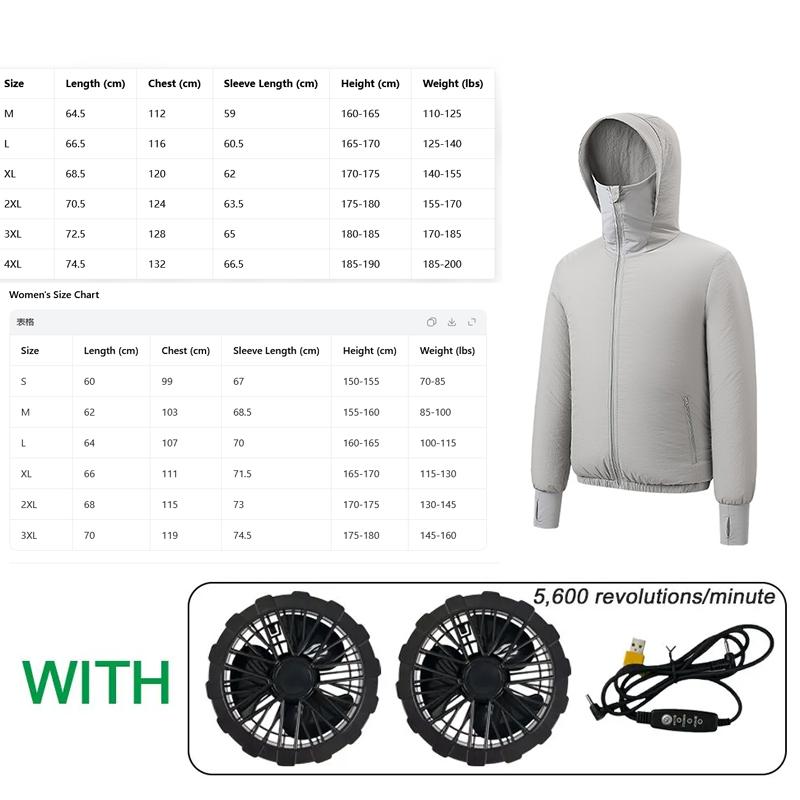 Summer Sport Fan Air Condition - Outdoor Sport Jacket Brand recension och pris