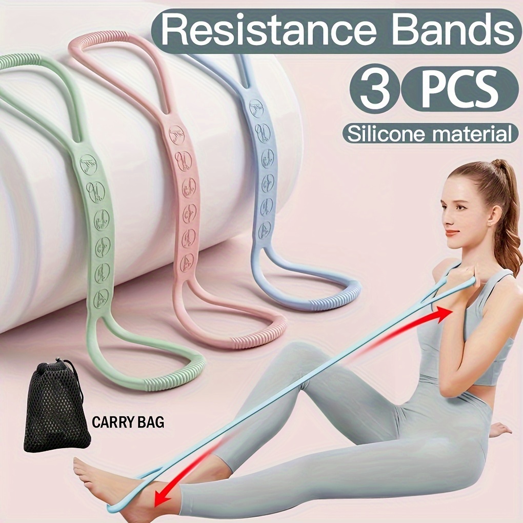 Silicone Resistance Bands Non- - Outdoor Sport Jas recension och pris