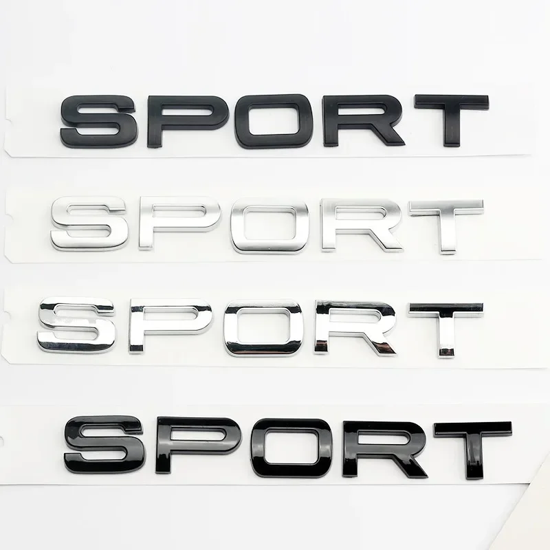 3D ABS SPORT Letters Emblem Re - Outdoor Sport Logo recension och pris
