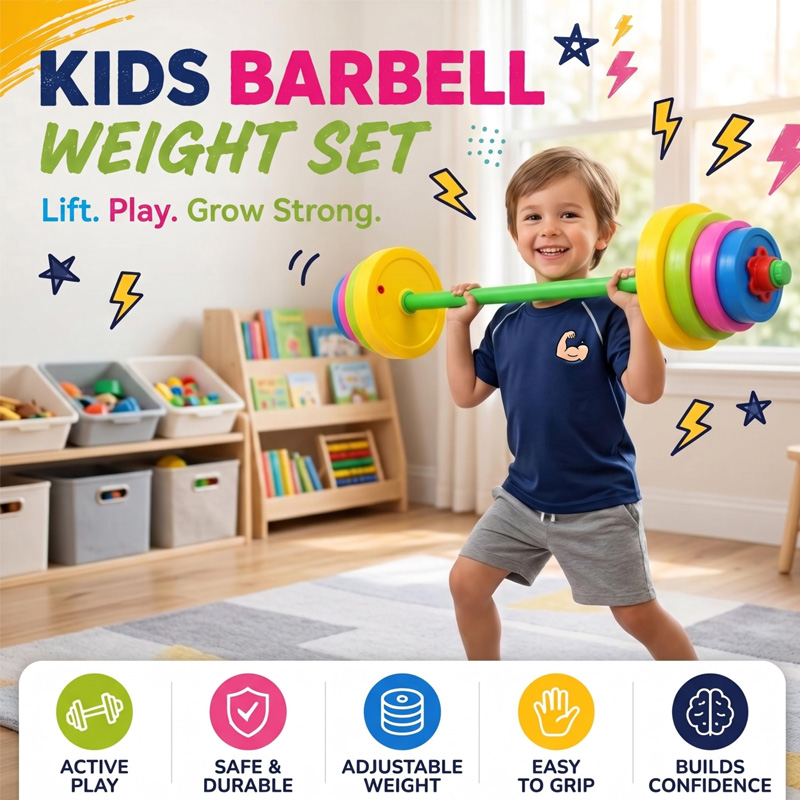 Children's Dumbbell Barbell Ad - Outdoor Sport Jas recension och pris