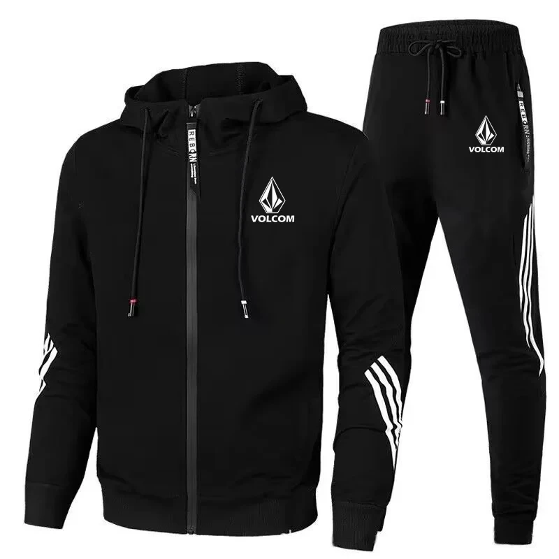 Fashion Side Stripes Zip Hood  - Outdoor Sportswear recension och pris