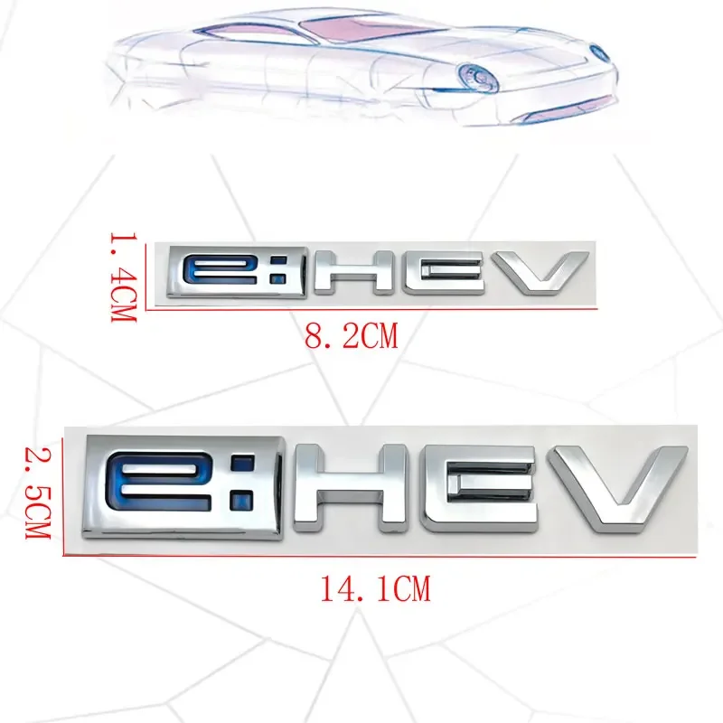 3D ABS (plastic)eHEV Logo Car  - Outdoor Sport Logo recension och pris